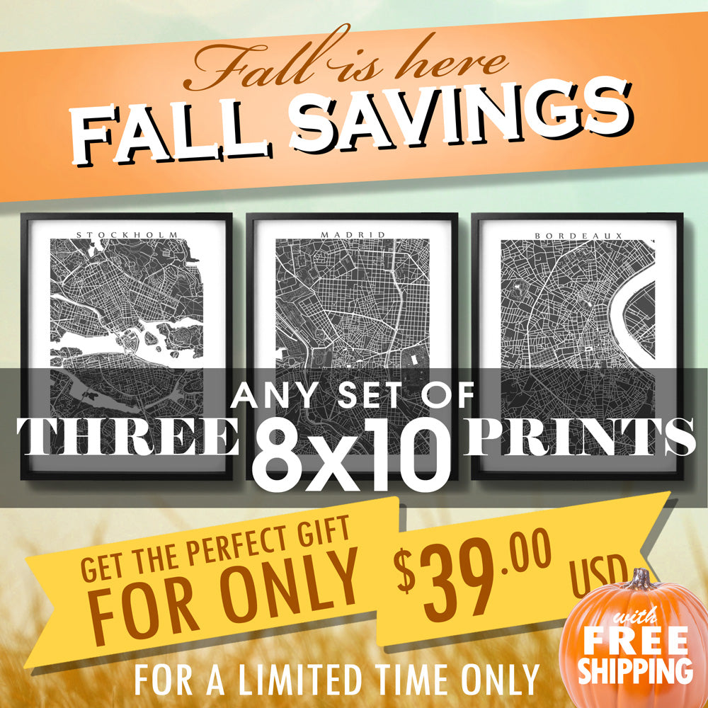 Fall Sale - Three 8x10 Prints