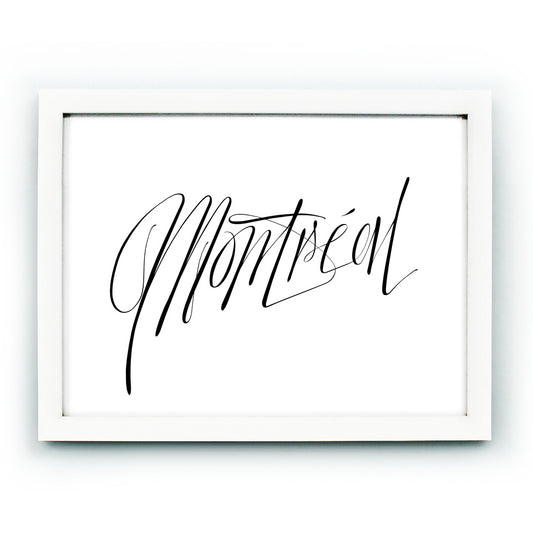 Montrealer Kalligraphie