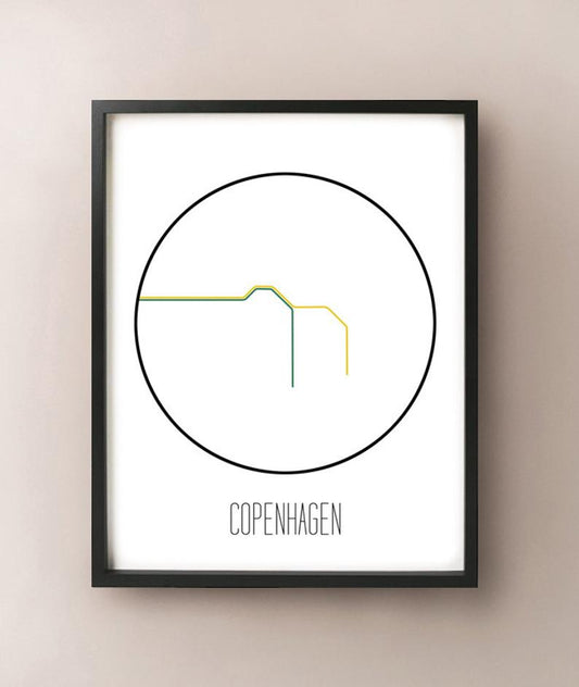 Kopenhagen Minimalistische Metro