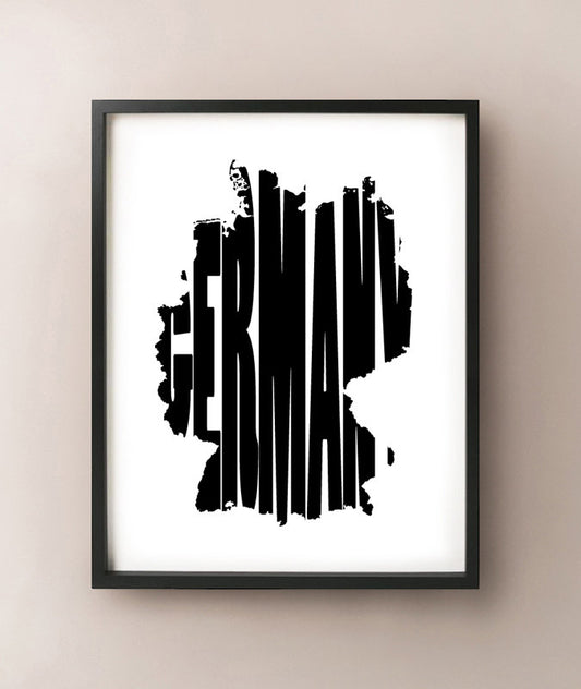 Deutschland Typografie