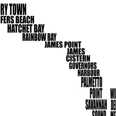 Tipografía de la isla de Eleuthera