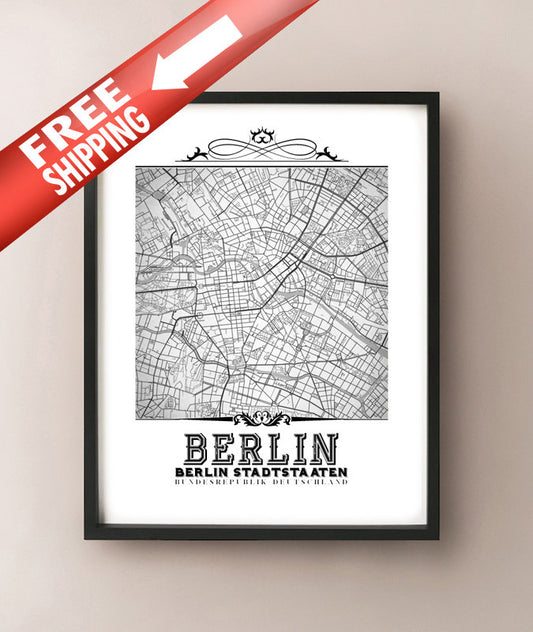 Berlín vintage en blanco y negro