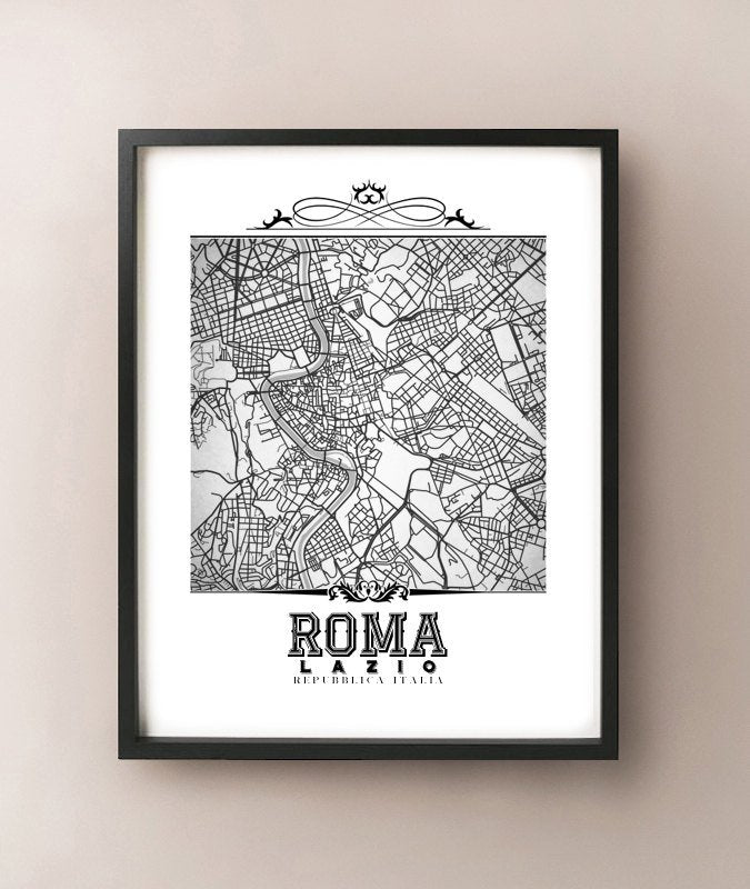 Roma vintage en blanco y negro