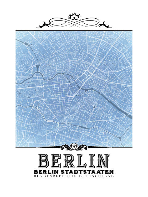 Berlin Vintage Blueprint