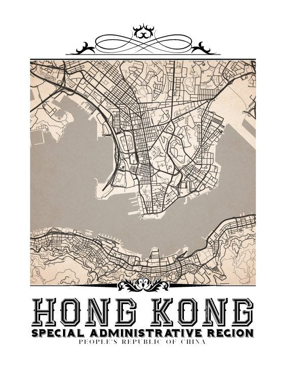 Hong Kong Vintage Sepia