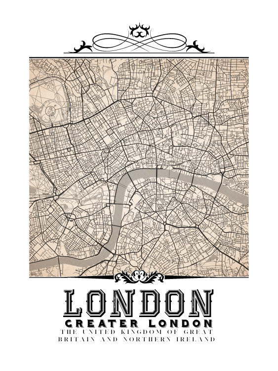 London Vintage Sepia