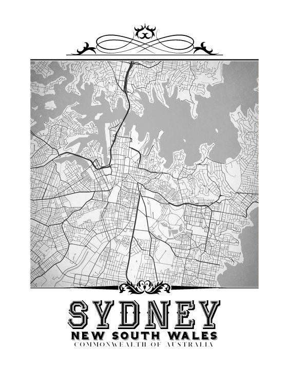 Sydney Vintage B&W