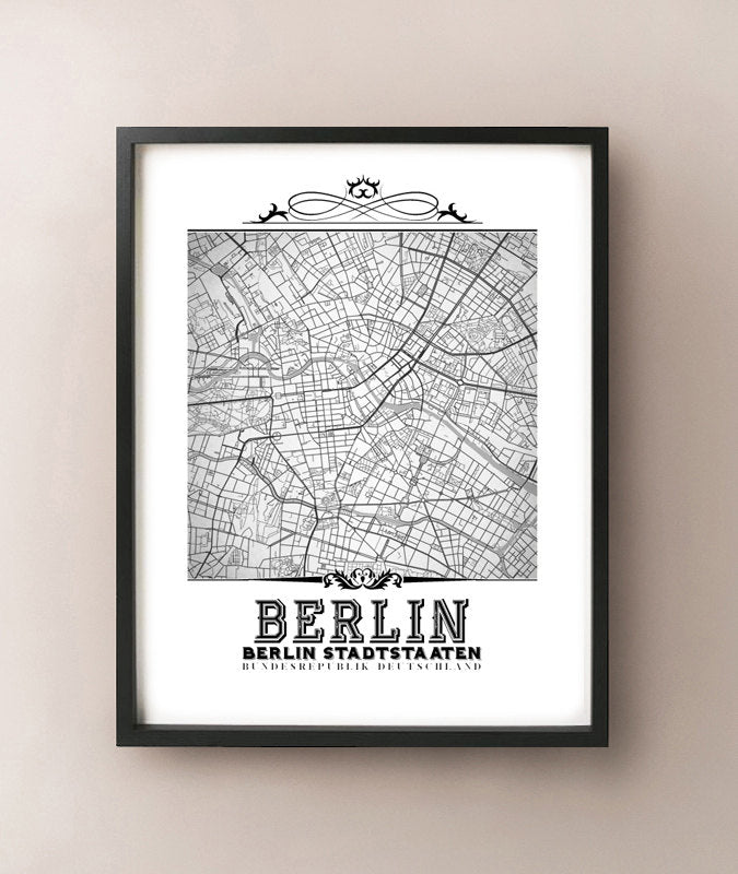 Berlín vintage en blanco y negro