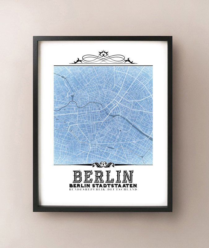 Berlin Vintage Blueprint