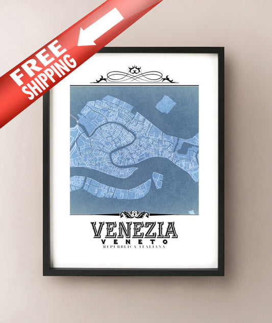 Venezia Vintage Blueprint