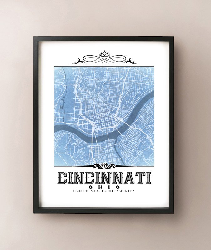 Plano vintage de Cincinnati