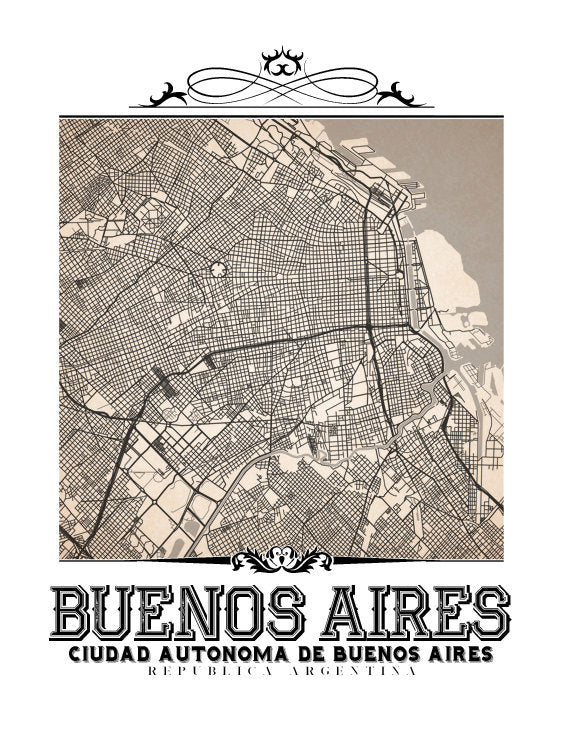 Buenos Aires Vintage Sepia