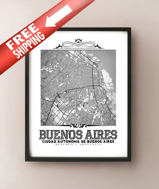 Buenos Aires Vintage Schwarzweiß