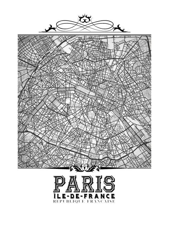 Paris Vintage B&W