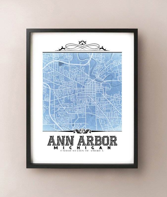 Plano vintage de Ann Arbor