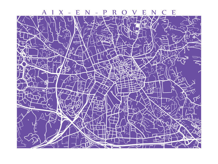 Aix En Provence map