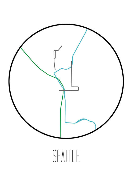 Metro minimalista de Seattle