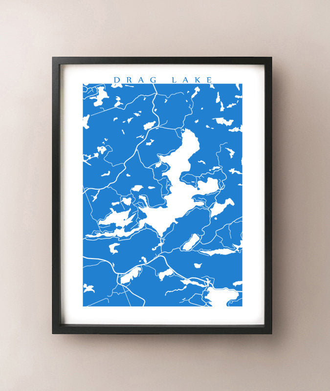 Lago de arrastre, EN