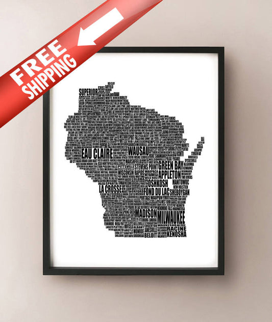 Wisconsin Typografie