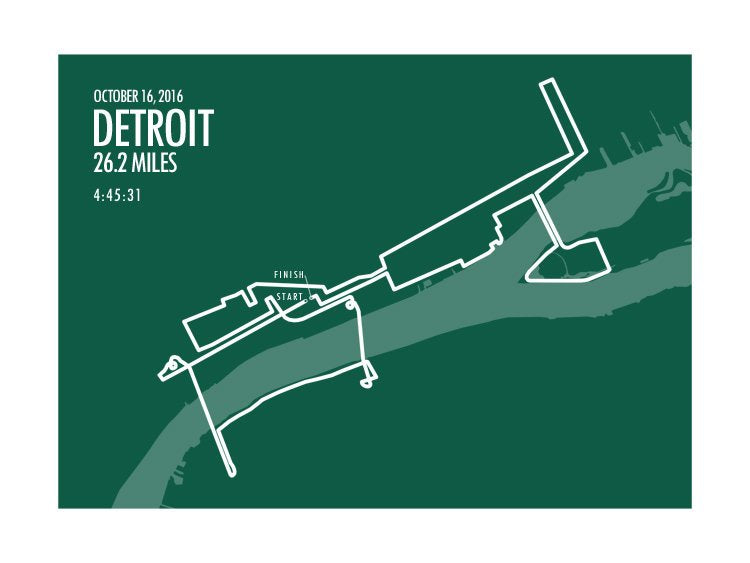 Maratón de Detroit 2016
