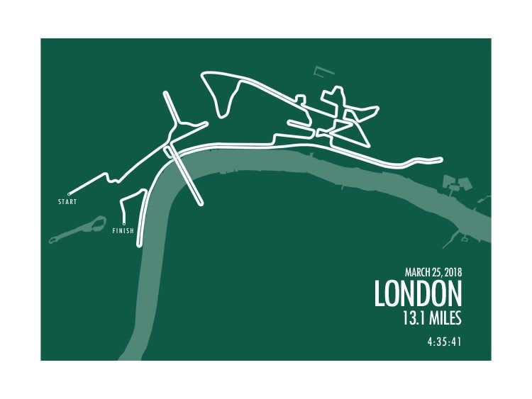Medio maratón emblemático de Londres 2018