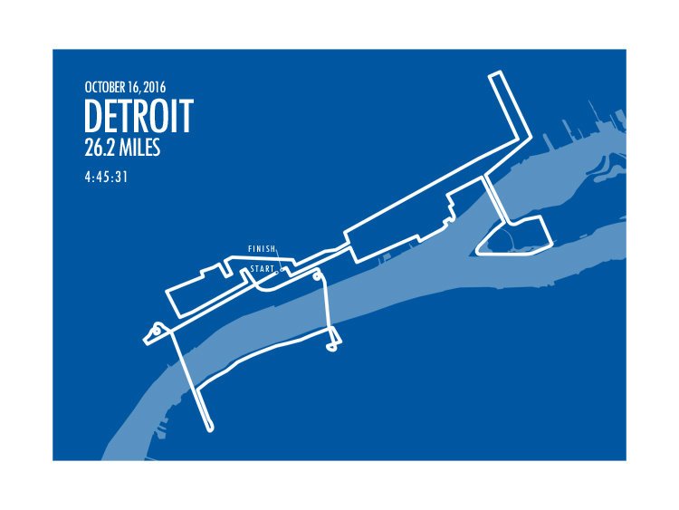 Maratón de Detroit 2016