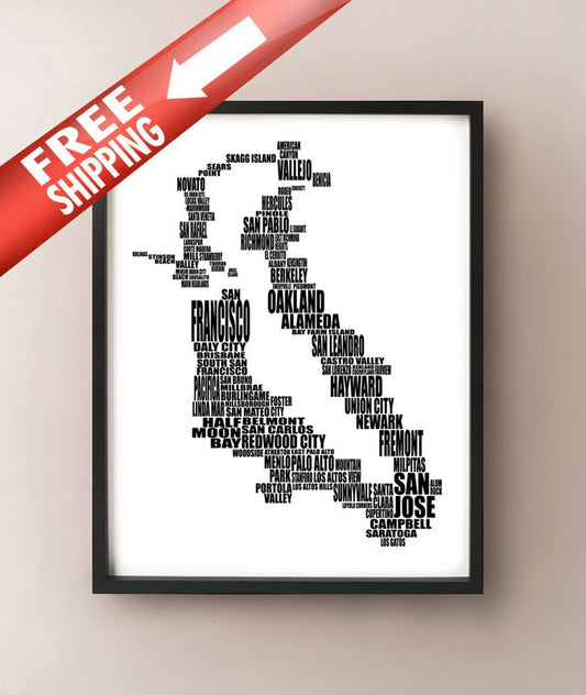 San Francisco Bay Area Typografie
