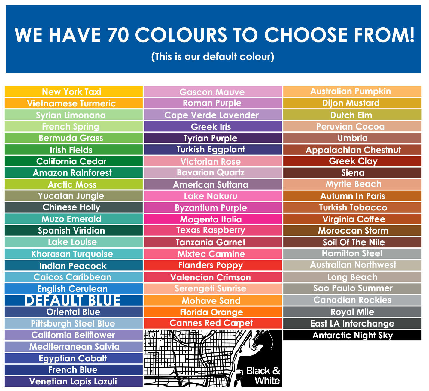 color chart