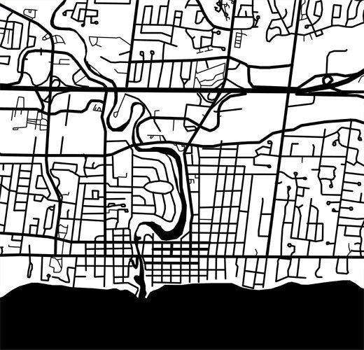 Oakville, ON B&W