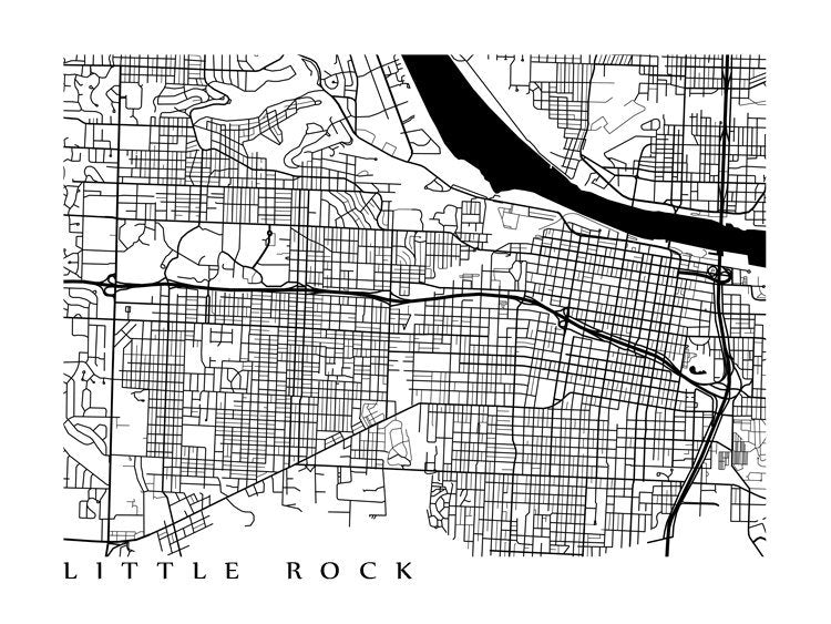 Little Rock, AK B&W
