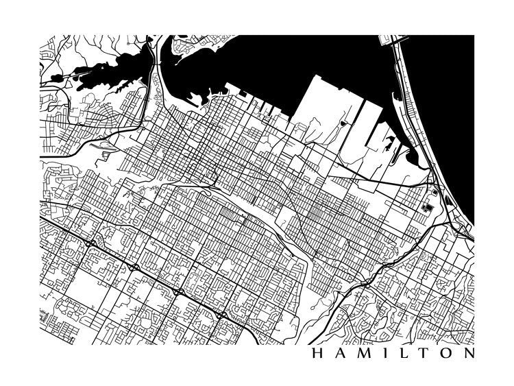 Hamilton, ON B&W