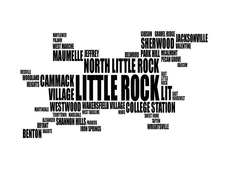 Little Rock Typography