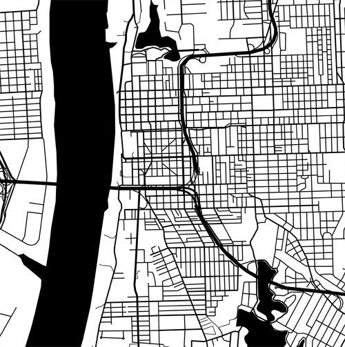 Baton Rouge, Los Ángeles en blanco y negro