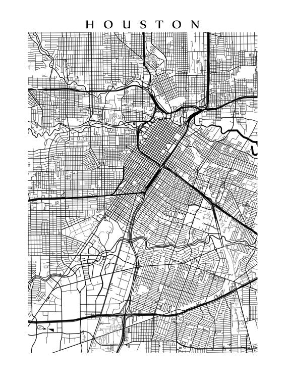 Houston, TX B&W