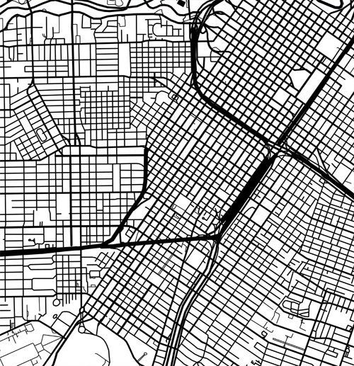Houston, TX B&W