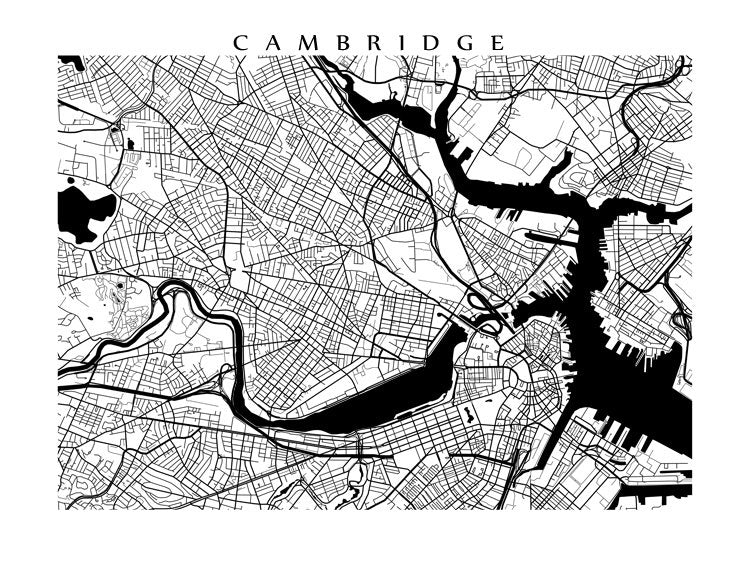 Cambridge, Massachusetts en blanco y negro