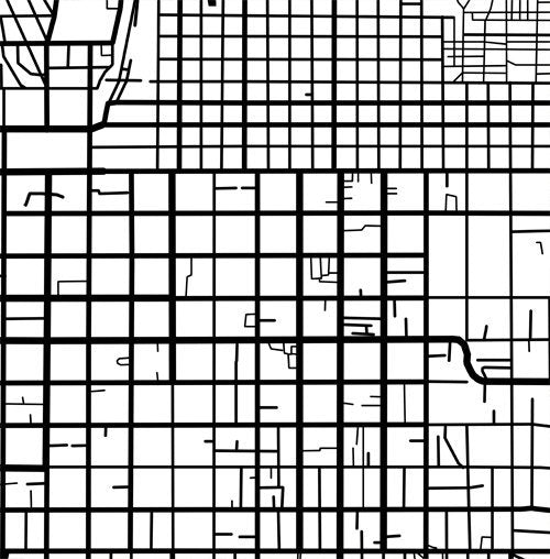 Salt Lake City en blanco y negro