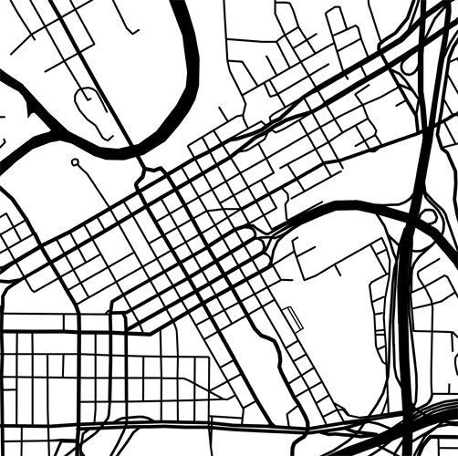 Fort Worth, TX B&W