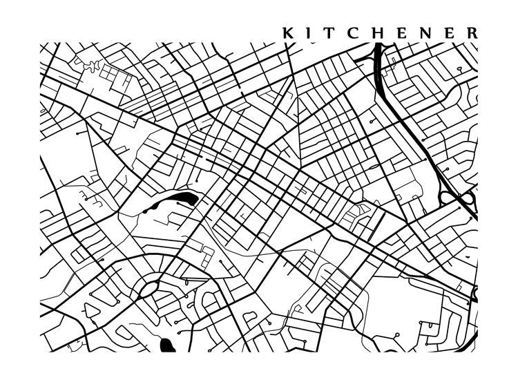 Kitchener, ON B&W