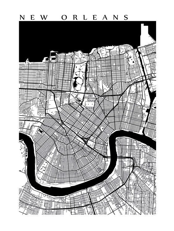 New Orleans, LA B&W