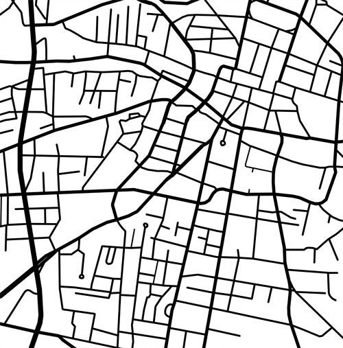Santa Fe, Nuevo México en blanco y negro