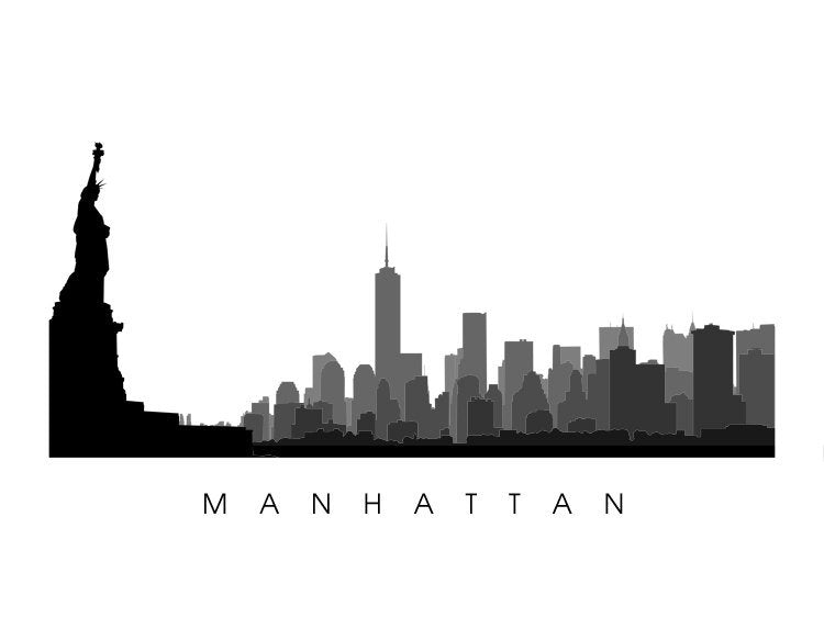 Horizonte del Bajo Manhattan