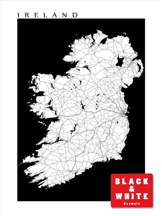 Irlanda en blanco y negro
