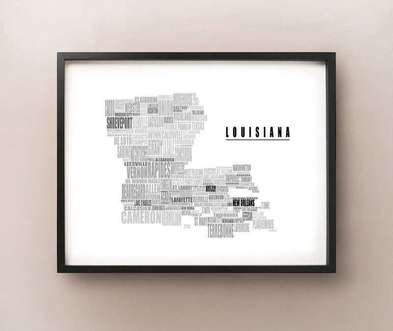Louisiana Typography