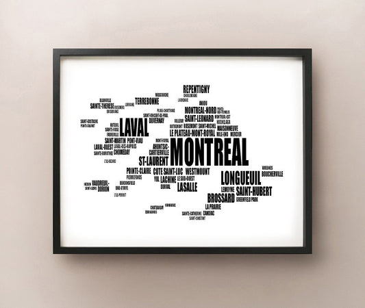 Montreal Typografie