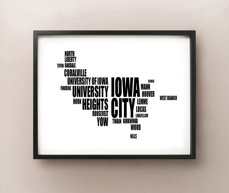 Iowa City Typography