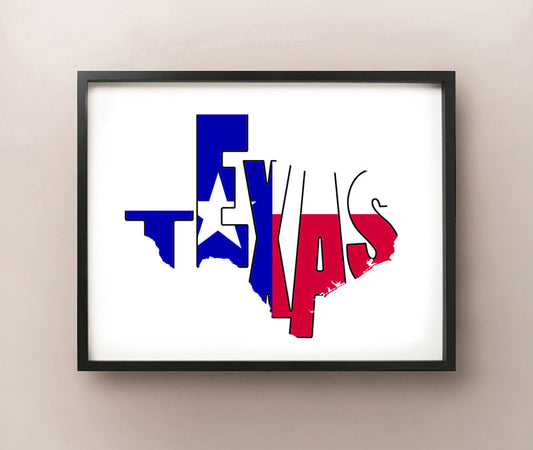Texas Typografie