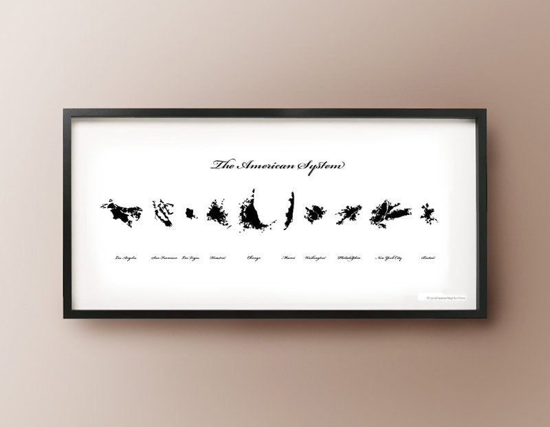 Silueta de Estados Unidos