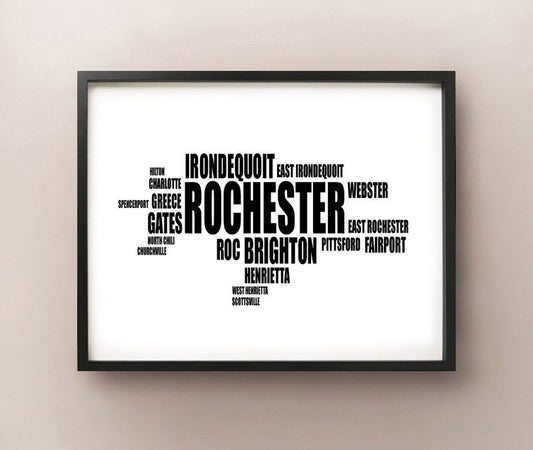 Rochester Typografie