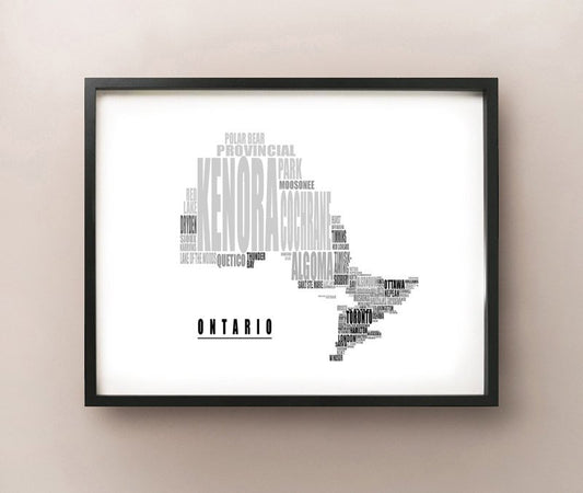 Ontario Typografie
